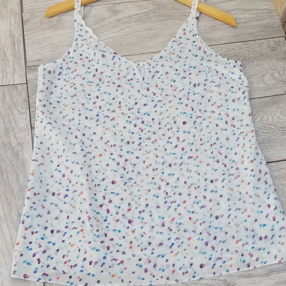 CAbi polka dot top sz s